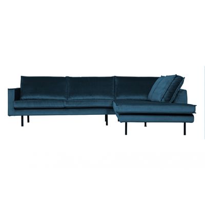 BePureHome Rodeo Hoekbank Rechts Blauw BePureHome Rodeo Hoekbank Rechts Blauw