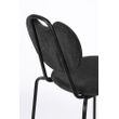 Afbeelding van White Label Living Counter Stool Aspen Black