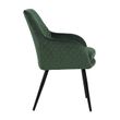 Afbeelding van Richmond Interiors Stoel Chrissy Green Velvet (Quartz Green 501)