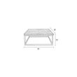 Afbeelding van White Label Living Coffee Table Joy