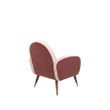 Afbeelding van Zuiver Sam Lounge Chair Pink White FR