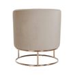 Afbeelding van Richmond Interiors Fauteuil Felicia Khaki velvet / gold (Quartz Khaki 903)