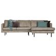 Afbeelding van BePureHome Rodeo Chaise Longue Rechts Elephant Skin