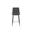 Afbeelding van White Label Living Barstool Lionel Dark Grey