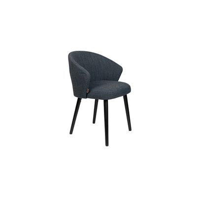 Dutchbone Waldo Stoel Blauw Dutchbone Waldo Stoel Blauw