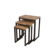 Afbeelding van White Label Living Side Table Suri Set Of 3