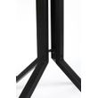 Afbeelding van White Label Living Bar Table Maze Square Black