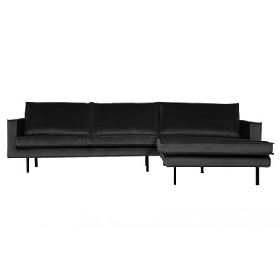 BePureHome Rodeo Chaise Longue Rechts Antraciet BePureHome Rodeo Chaise Longue Rechts Antraciet