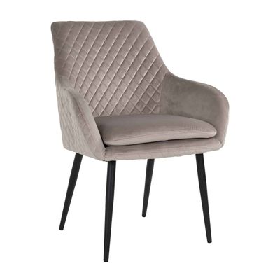 Richmond Interiors Stoel Chrissy Khaki Velvet (Quartz Khaki 903) Richmond Interiors Stoel Chrissy Khaki Velvet (Quartz Khaki 903)