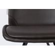 Afbeelding van Zuiver Brent Air Stoel Chocolate Black