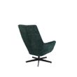 Afbeelding van White Label Living Lounge Chair Bruno Rib Green
