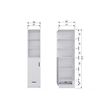 Afbeelding van Woood Pure Hangkast Wit - 1 Deurs