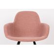 Afbeelding van Zuiver Albert Kuip Armstoel Soft Pink