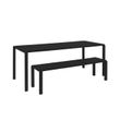 Afbeelding van Zuiver Vondel Garden Table Zwart - 214 CM