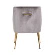 Afbeelding van Richmond Interiors Stoel Harper Stone Feather (Feather Velvet Stone HD001)