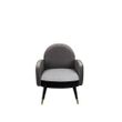 Afbeelding van Zuiver Sam Lounge Chair Black Grey FR