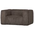 Afbeelding van Woood Exclusive Bean Fauteuil Grove Ribstof Mud