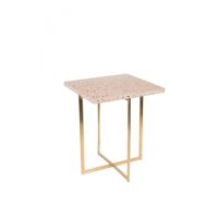 Zuiver Luigi Bijzettafel Vierkant Roze