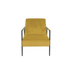 White Label Living Lounge Chair Wakasan Yellow
