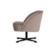 Afbeelding van BePureHome Vogue Draaifauteuil Fluweel Nougat