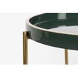 Afbeelding van White Label Living Side Table Celina Dark Green