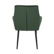 Afbeelding van Richmond Interiors Stoel Chrissy Green Velvet (Quartz Green 501)