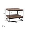 Afbeelding van Richmond Interiors Hoektafel Raffles, gerecyceld hout