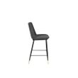Afbeelding van White Label Living Counter Stool Lionel Dark Grey