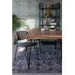 Afbeelding van White Label Living Chair Jolien Black/Dark Grey