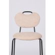 Afbeelding van White Label Living Counter Stool Aspen Light Pink