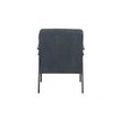 Afbeelding van Woood Sally Fauteuil Staal Blauw
