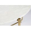 Afbeelding van White Label Living Coffee Table Timpa Marble White