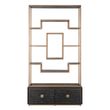 Afbeelding van Richmond Interiors Wandkast Hunter 2-laden (Goud)