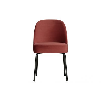 BePureHome Vogue Eetkamerstoel Fluweel Chestnut BePureHome Vogue Eetkamerstoel Fluweel Chestnut