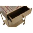 Afbeelding van BePureHome Clinic Nachtkastje Marmer Antique Brass