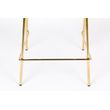 Afbeelding van White Label Living Counter Stool Jolien Gold/Pink