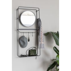 White label living Wall Rack Mirror Duco