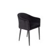 Afbeelding van White Label Living Armchair Catelyn Black