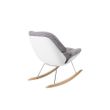 Afbeelding van White Label Living Lounge Chair Rocky Light