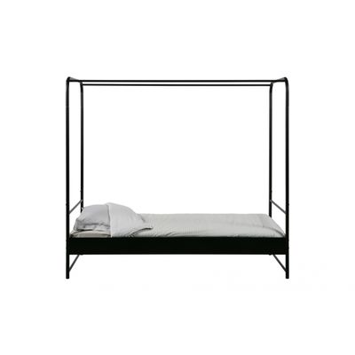 VT Wonen Bunk Hemelbed Metaal Zwart 90 x 200 CM VT Wonen Bunk Hemelbed Metaal Zwart 90 x 200 CM