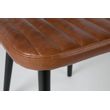 Afbeelding van White Label Living Chair Jake Worn Brown