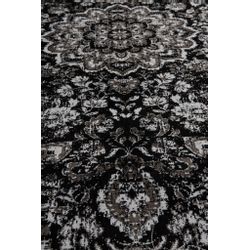 White Label Living Carpet Chi Black 160X230
