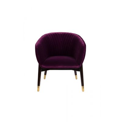 Dutchbone Dolly Lounge Chair Paars Dutchbone Dolly Lounge Chair Paars