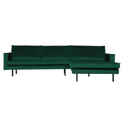 BePureHome Rodeo Chaise Longue Rechts Green Forest BePureHome Rodeo Chaise Longue Rechts Green Forest