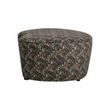 Afbeelding van BePureHome Macaroni Bankje Fluweel Aquarel Flower Zwart - 110 CM