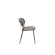 Afbeelding van White Label Living Chair Jolien Black/Grey