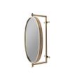 Afbeelding van White Label Living Mirror Lara Brass
