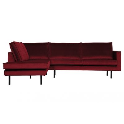 BePureHome Rodeo Hoekbank Links Rood BePureHome Rodeo Hoekbank Links Rood