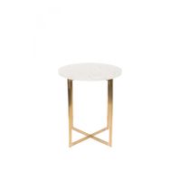 Zuiver Luigi Bijzettafel Rond Wit