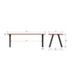Afbeelding van Woood Tablo Outdoor Eettafel Naturel - 210 CM
